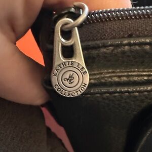 Kathie Lee Collection Black Zip Wallet/Wristlet (No Wrist Clip)